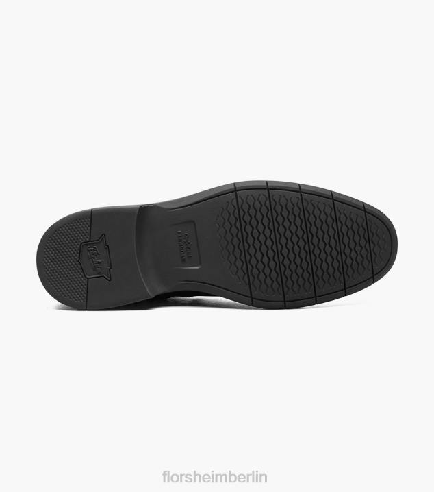 D28061 schwarzes Ch Schuhwerk Männer Florsheim Norwalk-Stiefel mit seitlichem Reißverschluss und schlichter Zehenpartie