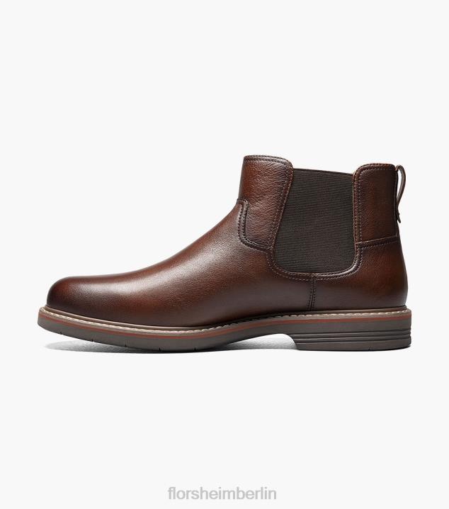 D28077 Cognac fiel Schuhwerk Männer Florsheim Norwalk Gore-Stiefel mit schlichter Zehenpartie