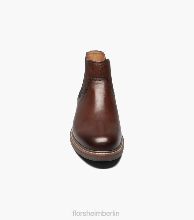 D28077 Cognac fiel Schuhwerk Männer Florsheim Norwalk Gore-Stiefel mit schlichter Zehenpartie