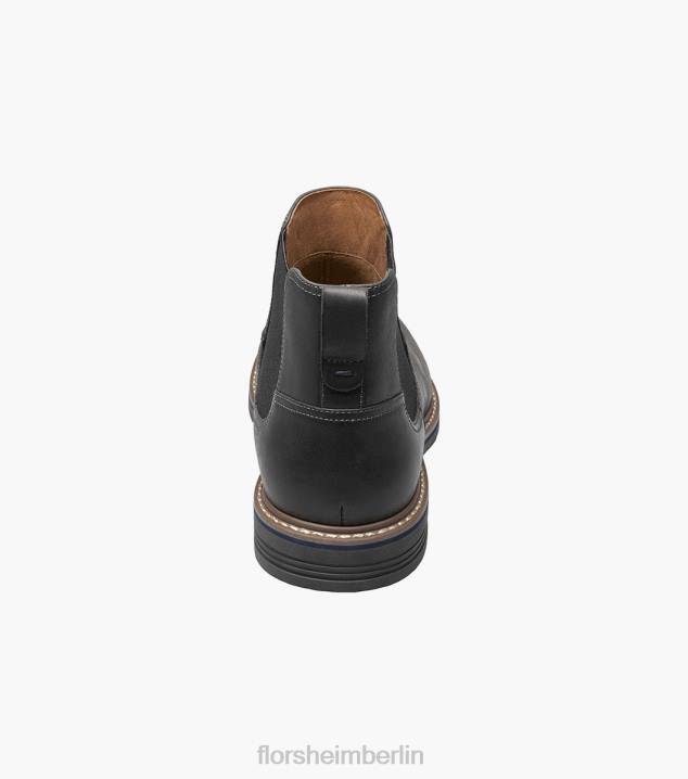 D28078 schwarzes Ch Schuhwerk Männer Florsheim Norwalk Gore-Stiefel mit schlichter Zehenpartie