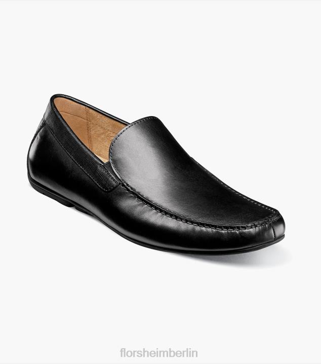D280101 Schwarz Schuhwerk Männer Florsheim Talladega Moc Toe venezianischer Fahrer