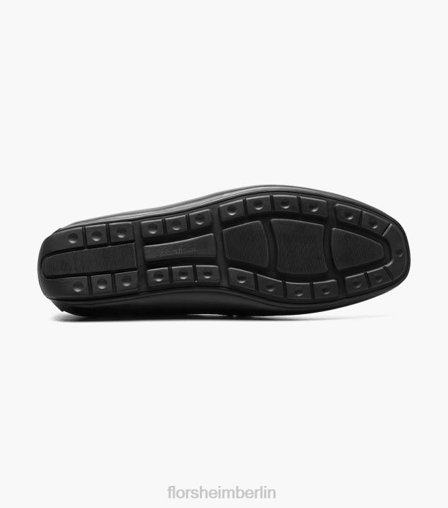 D280101 Schwarz Schuhwerk Männer Florsheim Talladega Moc Toe venezianischer Fahrer