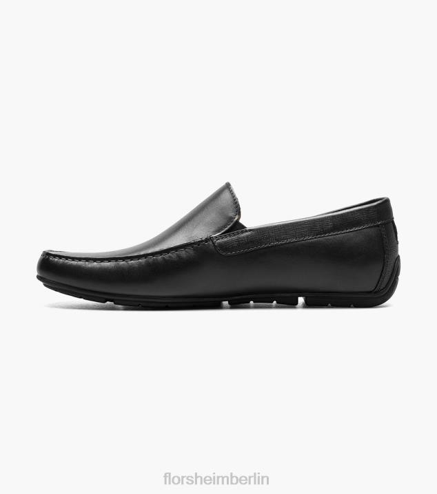 D280101 Schwarz Schuhwerk Männer Florsheim Talladega Moc Toe venezianischer Fahrer