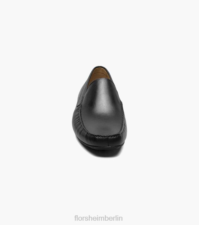 D280101 Schwarz Schuhwerk Männer Florsheim Talladega Moc Toe venezianischer Fahrer