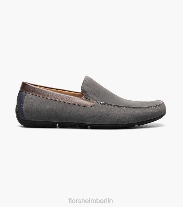 D280102 grau-multi Schuhwerk Männer Florsheim Talladega Moc Toe venezianischer Fahrer
