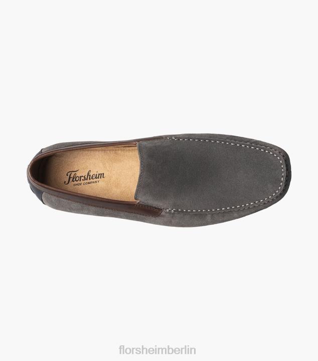 D280102 grau-multi Schuhwerk Männer Florsheim Talladega Moc Toe venezianischer Fahrer