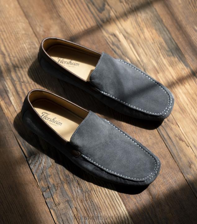 D280102 grau-multi Schuhwerk Männer Florsheim Talladega Moc Toe venezianischer Fahrer