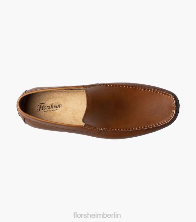 D280103 Cognac Schuhwerk Männer Florsheim Talladega Moc Toe venezianischer Fahrer