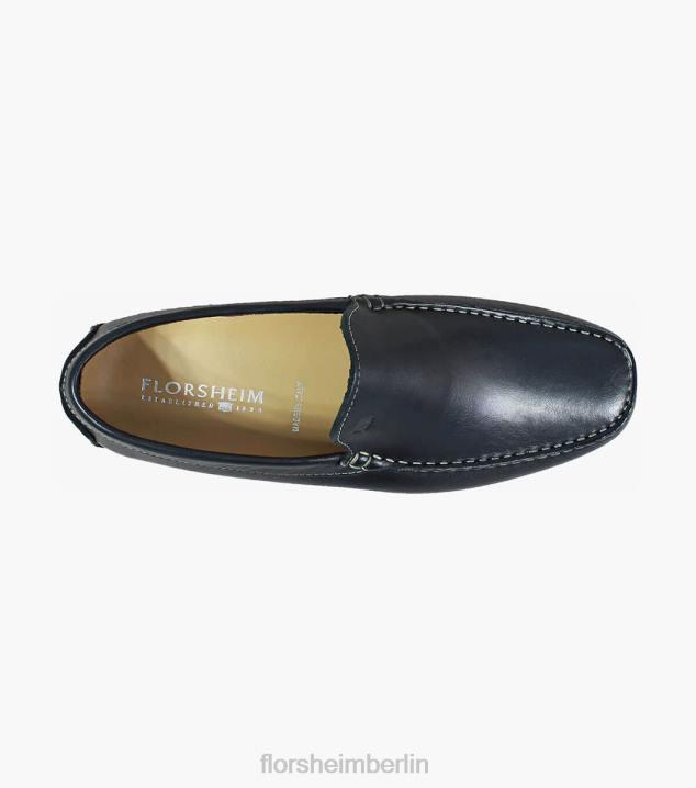 D280395 Schwarz Schuhwerk Männer Florsheim Komet Moc Toe venezianischer Fahrer