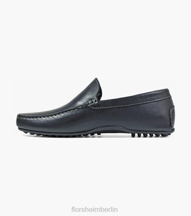 D280395 Schwarz Schuhwerk Männer Florsheim Komet Moc Toe venezianischer Fahrer