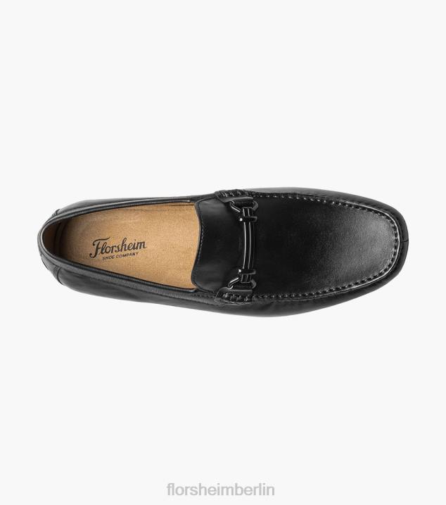 D28098 Schwarz Schuhwerk Männer Florsheim Talladega Moc-Toe-Bit-Treiber