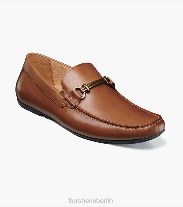 D28099 Cognac Schuhwerk Männer Florsheim Talladega Moc-Toe-Bit-Treiber