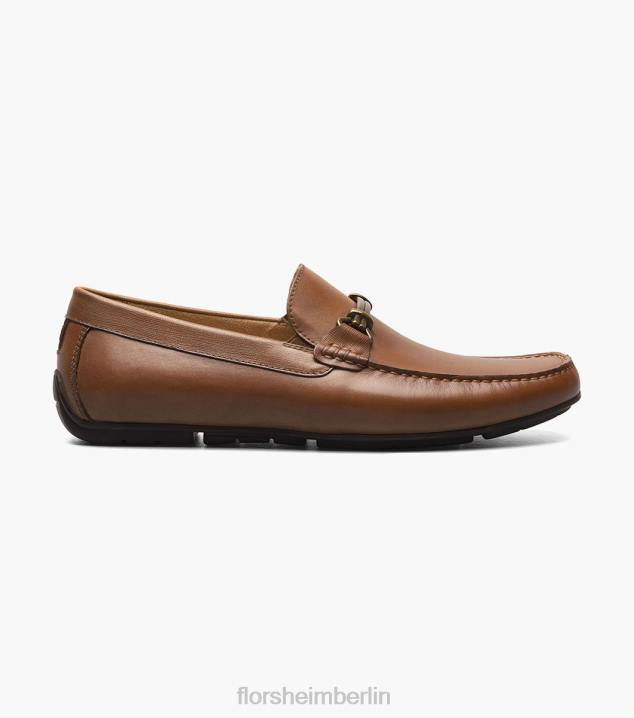 D28099 Cognac Schuhwerk Männer Florsheim Talladega Moc-Toe-Bit-Treiber