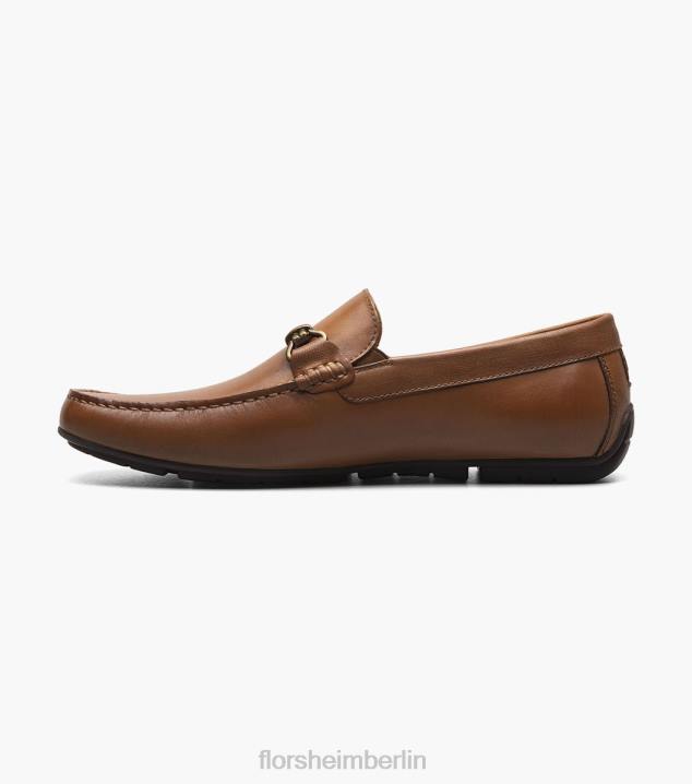 D28099 Cognac Schuhwerk Männer Florsheim Talladega Moc-Toe-Bit-Treiber