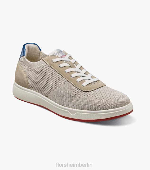 D28019 Eis Schuhwerk Männer Florsheim Heist 1 gestrickter 6-Loch-Sneaker mit Spitze bis zur Zehenpartie