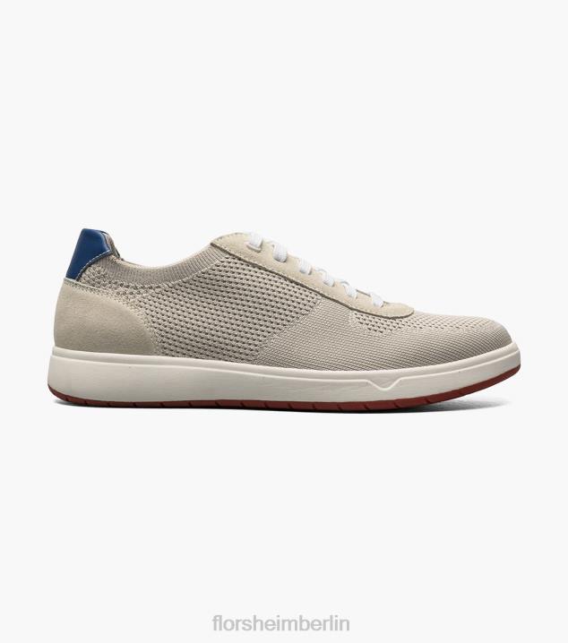 D28019 Eis Schuhwerk Männer Florsheim Heist 1 gestrickter 6-Loch-Sneaker mit Spitze bis zur Zehenpartie