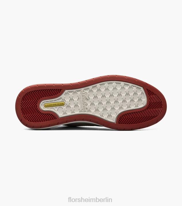 D28019 Eis Schuhwerk Männer Florsheim Heist 1 gestrickter 6-Loch-Sneaker mit Spitze bis zur Zehenpartie
