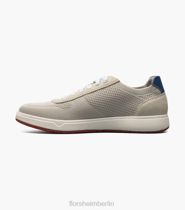 D28019 Eis Schuhwerk Männer Florsheim Heist 1 gestrickter 6-Loch-Sneaker mit Spitze bis zur Zehenpartie