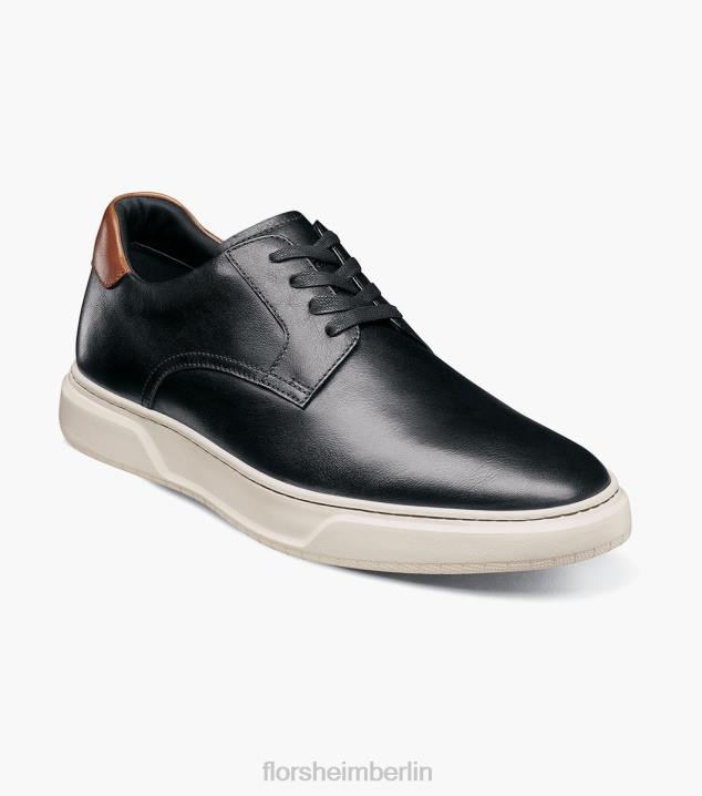 D280232 Schwarz Schuhwerk Männer Florsheim Erstklassiger Schnürsneaker mit schlichter Zehenpartie