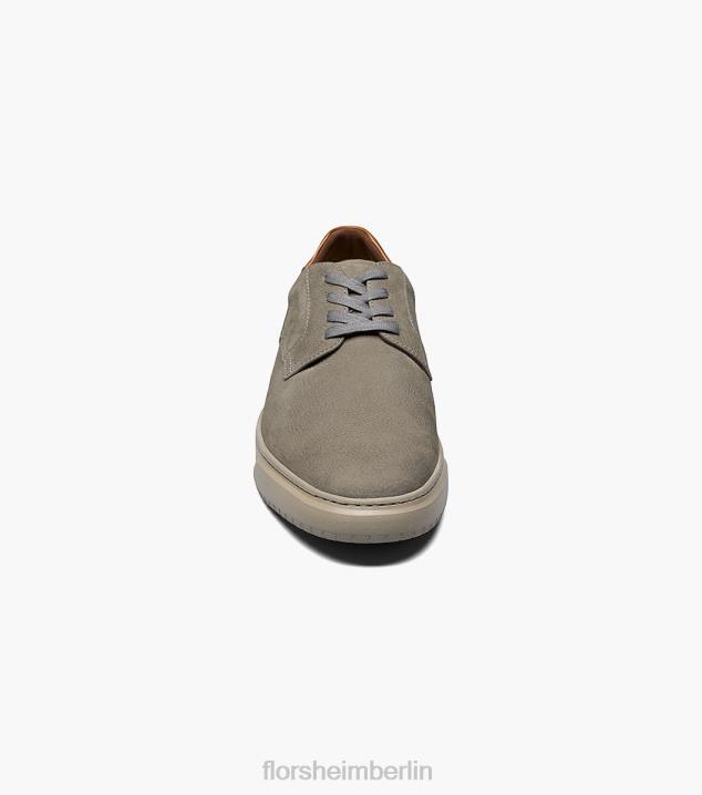 D280233 grau Schuhwerk Männer Florsheim Erstklassiger Schnürsneaker mit schlichter Zehenpartie