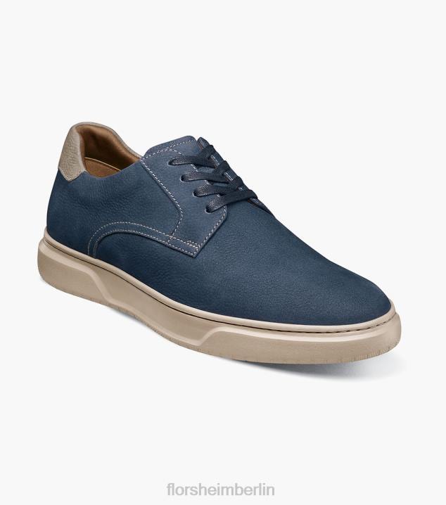 D280234 Marine Schuhwerk Männer Florsheim Erstklassiger Schnürsneaker mit schlichter Zehenpartie