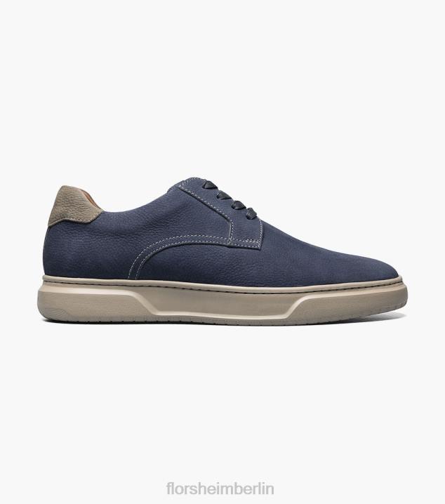 D280234 Marine Schuhwerk Männer Florsheim Erstklassiger Schnürsneaker mit schlichter Zehenpartie