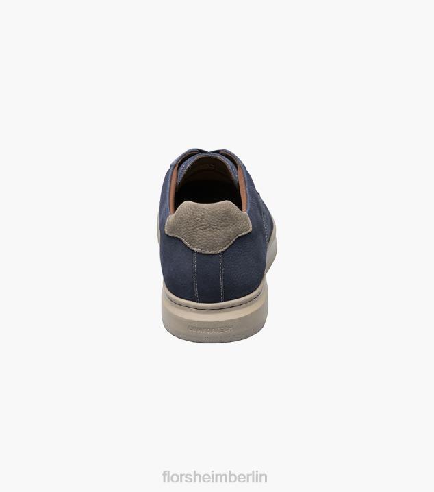 D280234 Marine Schuhwerk Männer Florsheim Erstklassiger Schnürsneaker mit schlichter Zehenpartie