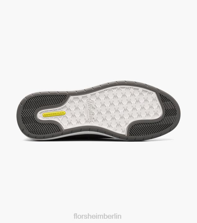 D28023 grau Schuhwerk Männer Florsheim Heist 1 gestrickter Sneaker mit Spitze bis zur Zehenpartie