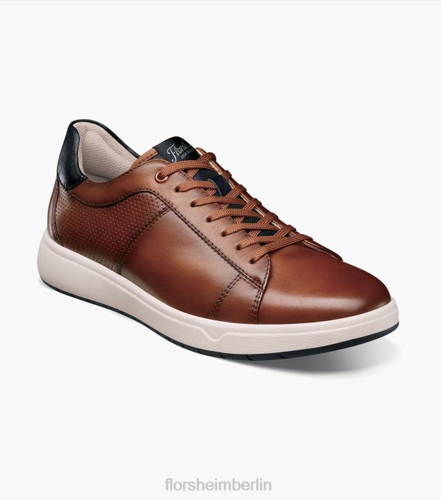 D28025 Cognac Schuhwerk Männer Florsheim Heist 2-Sneaker mit Schnürung bis zur Zehenpartie