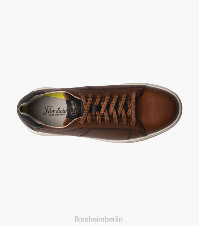 D28025 Cognac Schuhwerk Männer Florsheim Heist 2-Sneaker mit Schnürung bis zur Zehenpartie