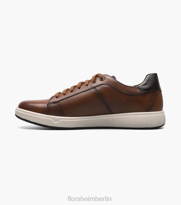 D28025 Cognac Schuhwerk Männer Florsheim Heist 2-Sneaker mit Schnürung bis zur Zehenpartie