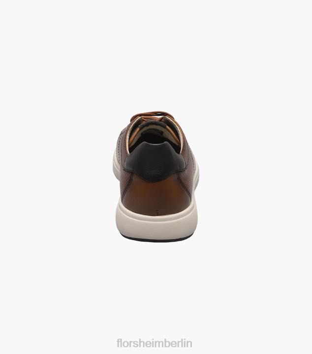 D28025 Cognac Schuhwerk Männer Florsheim Heist 2-Sneaker mit Schnürung bis zur Zehenpartie