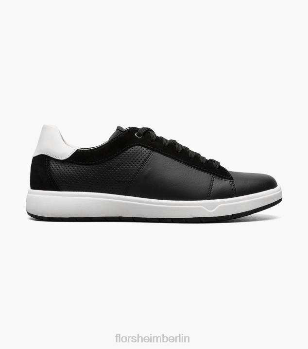 D28026 Schwarz Schuhwerk Männer Florsheim Heist 2-Sneaker mit Schnürung bis zur Zehenpartie