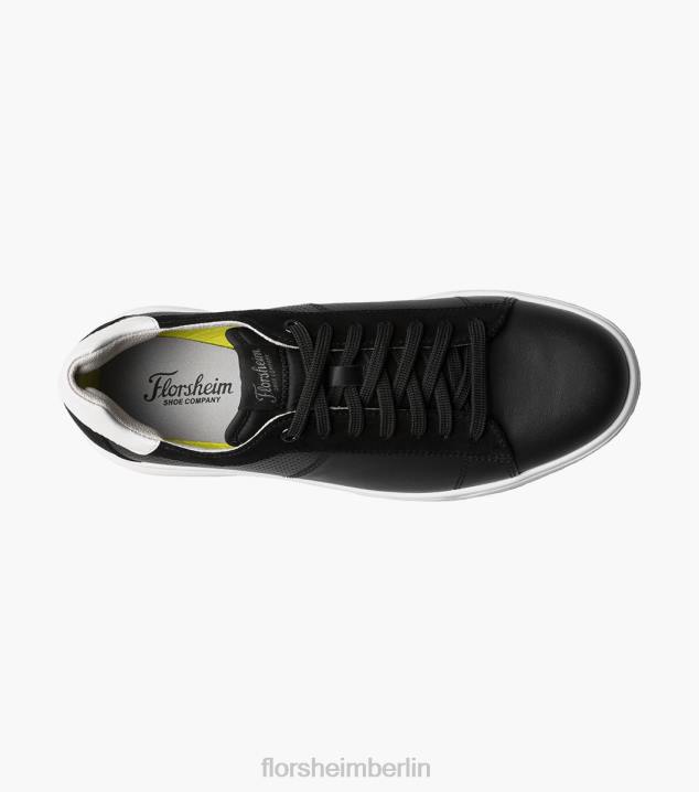 D28026 Schwarz Schuhwerk Männer Florsheim Heist 2-Sneaker mit Schnürung bis zur Zehenpartie