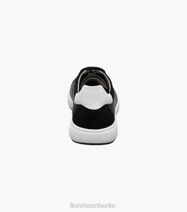 D28026 Schwarz Schuhwerk Männer Florsheim Heist 2-Sneaker mit Schnürung bis zur Zehenpartie