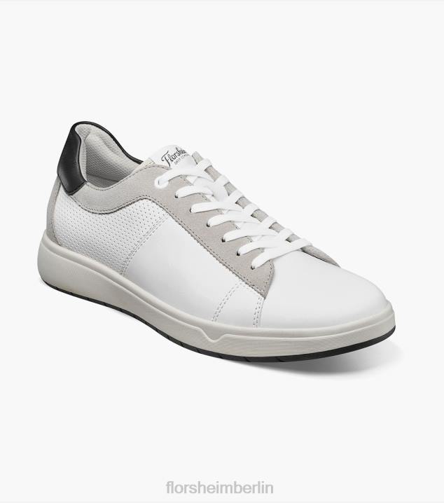 D28027 Schwarz-Weiss Schuhwerk Männer Florsheim Heist 2-Sneaker mit Schnürung bis zur Zehenpartie