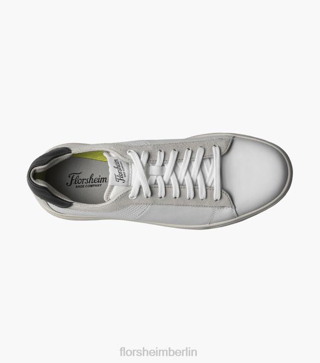 D28027 Schwarz-Weiss Schuhwerk Männer Florsheim Heist 2-Sneaker mit Schnürung bis zur Zehenpartie
