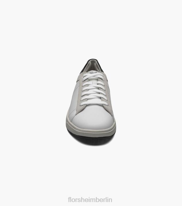 D28027 Schwarz-Weiss Schuhwerk Männer Florsheim Heist 2-Sneaker mit Schnürung bis zur Zehenpartie
