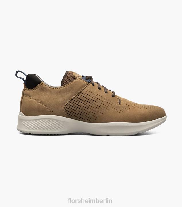 D280293 bräunen Schuhwerk Männer Florsheim Studio-Perf-Zehen-Schnürsneaker
