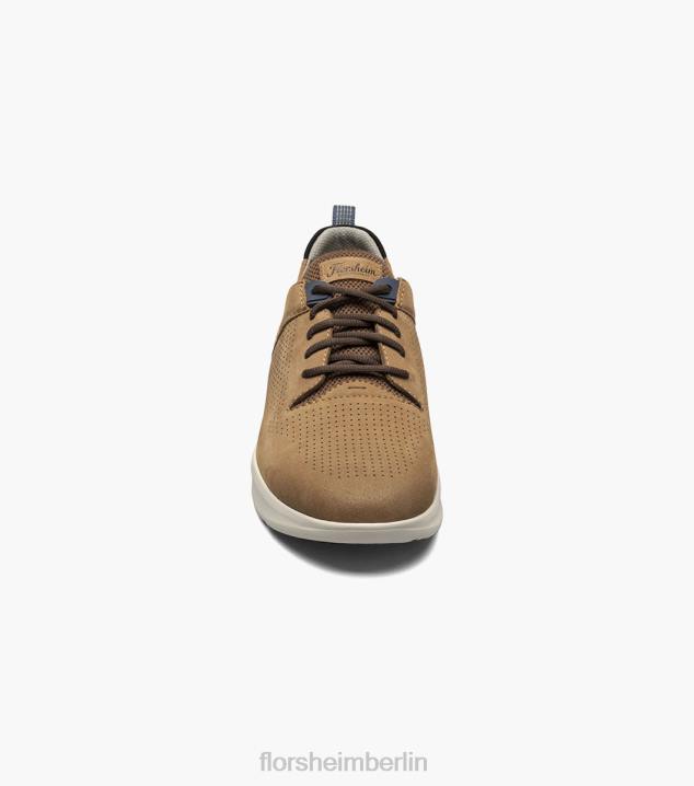 D280293 bräunen Schuhwerk Männer Florsheim Studio-Perf-Zehen-Schnürsneaker