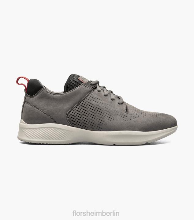 D280295 grau Schuhwerk Männer Florsheim Studio-Perf-Zehen-Schnürsneaker