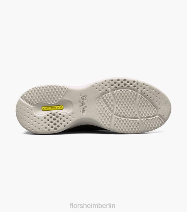 D280295 grau Schuhwerk Männer Florsheim Studio-Perf-Zehen-Schnürsneaker