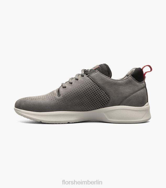 D280295 grau Schuhwerk Männer Florsheim Studio-Perf-Zehen-Schnürsneaker
