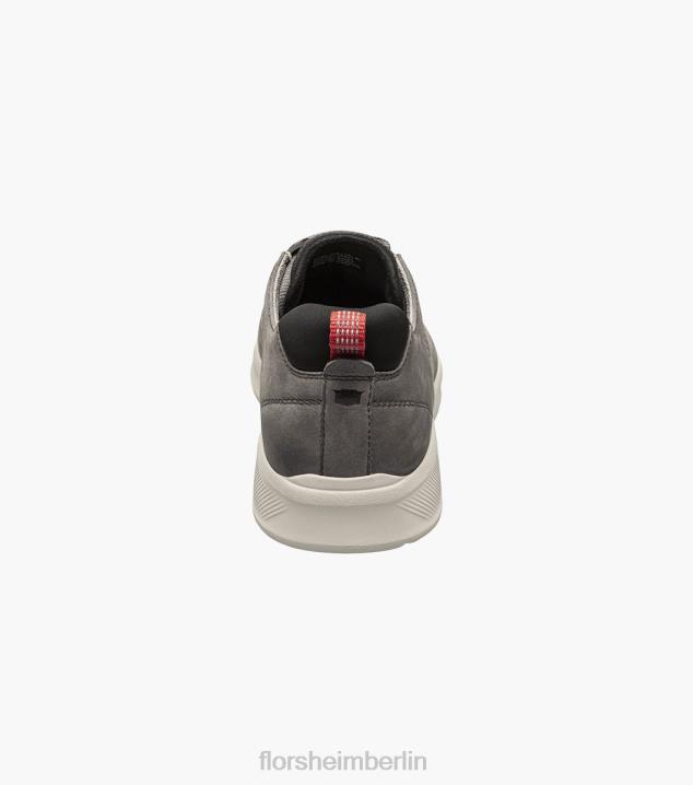 D280295 grau Schuhwerk Männer Florsheim Studio-Perf-Zehen-Schnürsneaker