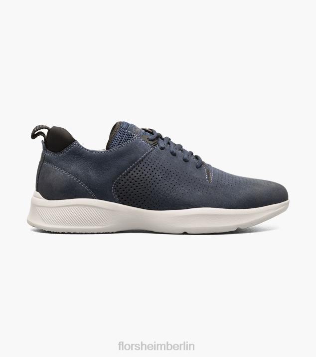 D280296 Marine Schuhwerk Männer Florsheim Studio-Perf-Zehen-Schnürsneaker