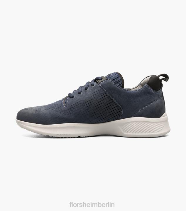 D280296 Marine Schuhwerk Männer Florsheim Studio-Perf-Zehen-Schnürsneaker