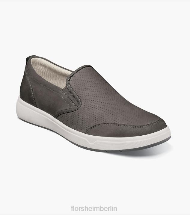 D280297 grau Schuhwerk Männer Florsheim Heist 2 Moc-Toe-Sneaker zum Hineinschlüpfen