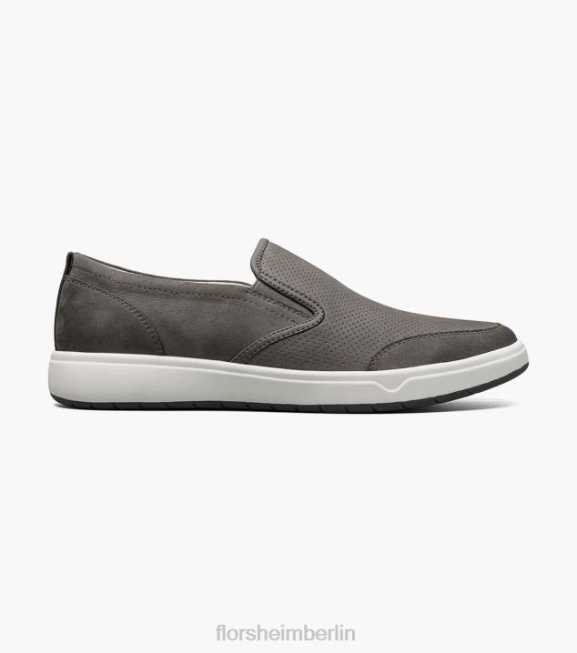 D280297 grau Schuhwerk Männer Florsheim Heist 2 Moc-Toe-Sneaker zum Hineinschlüpfen
