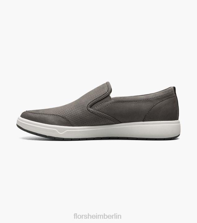 D280297 grau Schuhwerk Männer Florsheim Heist 2 Moc-Toe-Sneaker zum Hineinschlüpfen