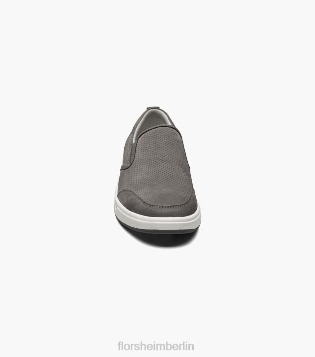 D280297 grau Schuhwerk Männer Florsheim Heist 2 Moc-Toe-Sneaker zum Hineinschlüpfen